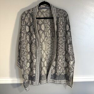 MAX Studio Kimono Short Sleeve Open Front Large